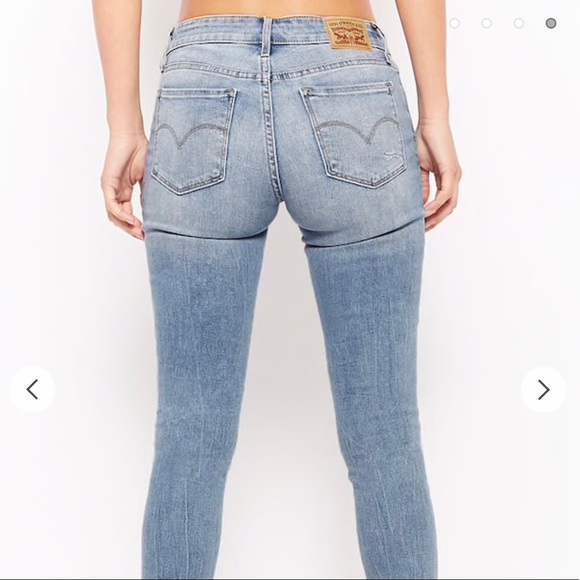 Levi’s 711 medium wash Skinny jeans sz 26 x 30 NWT - Picture 2 of 5